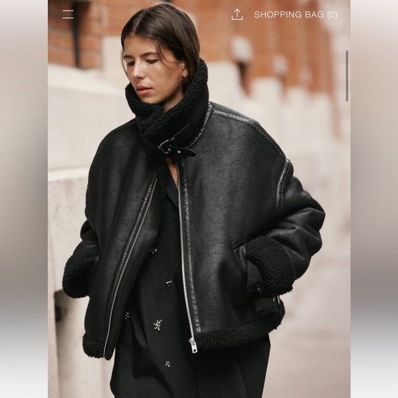 Zara Jackets & Blazers - NWT faux leather jacket